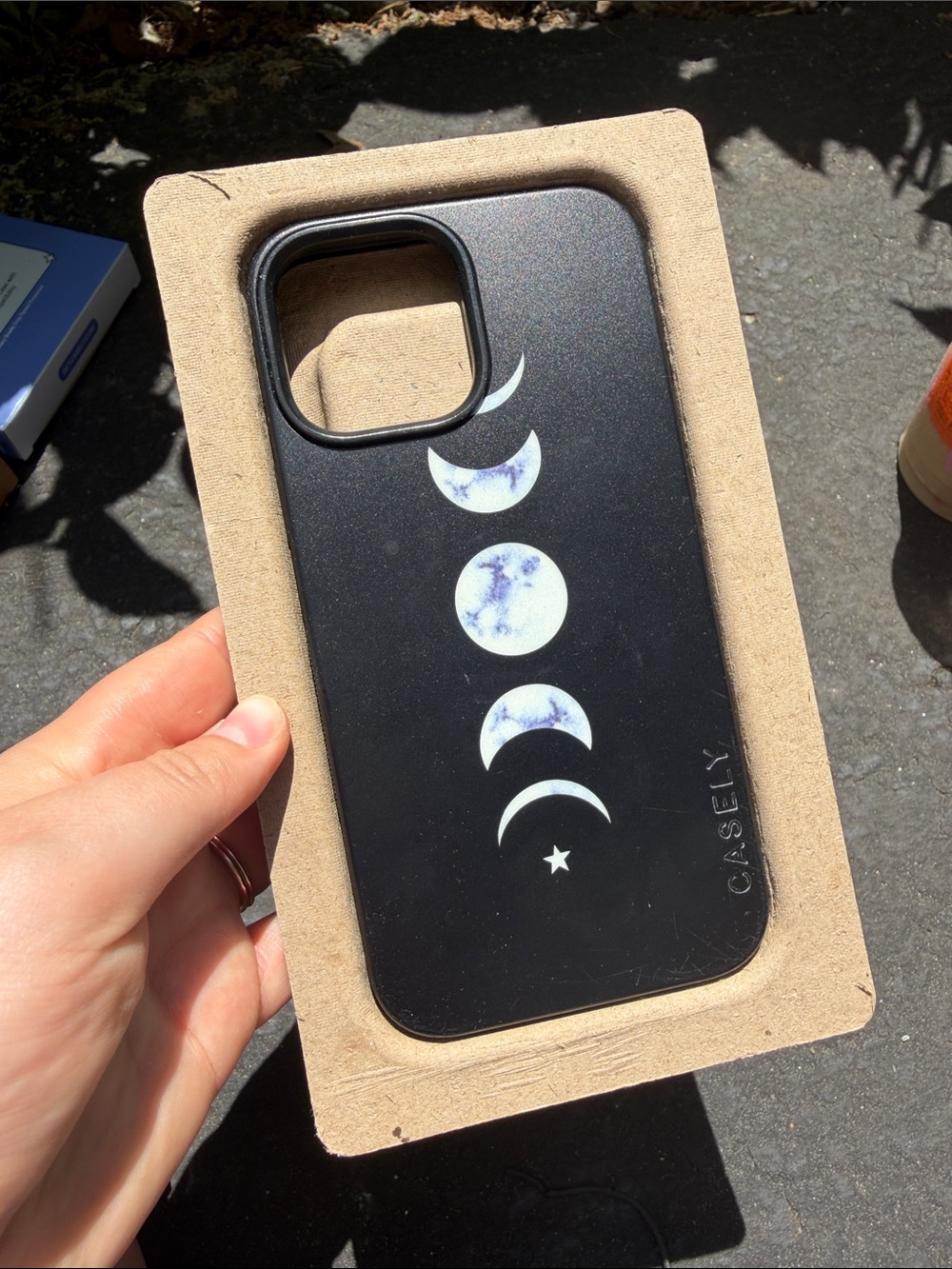 Casely Black Moon Phases Protective Phone Case